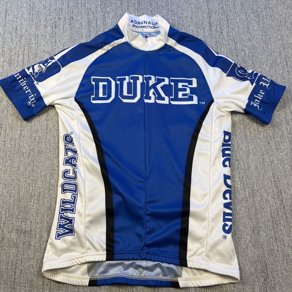 RARE Misprint Duke Blue Devils Cycling Jersey Med Adrenaline Promotions Error
